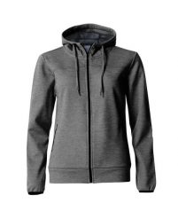 Clique Ottawa Women damska bluza z kapturem z poliestru szary melanż – grey. Szare bluzy CLIQUE, s, bez wzorów, z kapturem. Za 245.47 zł.