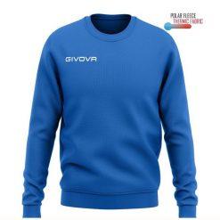 Bluza piłkarska dla dorosłych Givova Maglia One niebieska. Niebieskie bluzy Givova, xl, bez wzorów, z poliesteru, bez kaptura. Za 57.84 zł.