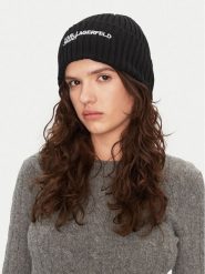 Karl Lagerfeld Jeans Czapka A1W33004 Czarny. Czarne czapki Karl Lagerfeld Jeans, bez wzorów, z jeansu. Za 199.99 zł.