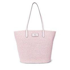 Torebka LAUREN RALPH LAUREN. Czerwone shopper Lauren Ralph Lauren, bez wzorów, bez dodatków. Za 779.99 zł.