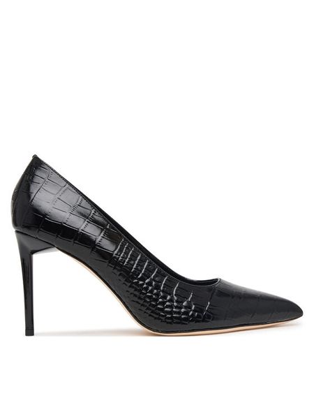 Marciano Guess Szpilki G6BZ32 L0230 Czarny. Czarne szpilki Marciano Guess, z aplikacjami, ze skóry, bez obcasa, na szpilce, bez zapięcia. Za 989.99 zł.