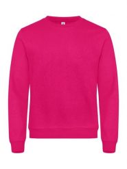 Clique Miami Bluza z OKrągłym Dekoltem z mieszanki bawełny – Bright Cerise. Czerwone bluzy CLIQUE, xs, bez wzorów, z bawełny, bez kaptura. Za 164.44 zł.