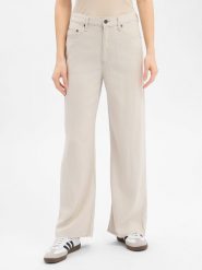 Levi's Dżinsy - Szeroka nogawka w prążki Kobiety Bawełna beżowy, 30-32. Brązowe jeansy Levi's®, s, bez wzorów. Za 329.95 zł.