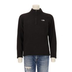 Damska czarna bluza polarowa TNF. Czarne bluzy The North Face, l, bez wzorów, z materiału, bez kaptura. Za 127.76 zł.