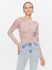 Culture Bluzka Nicole 50109168 Różowy Relaxed Fit. Czerwone bluzki Culture, s, bez wzorów, z syntetyku, bez kołnierzyka, bez ramiączek. Za 49.99 zł.