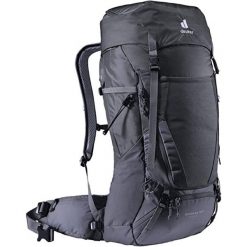 Plecak trekkingowy damski Deuter Futura Air Trek 45+10 SL. Czarne plecaki Deuter, bez wzorów. Za 1,028.16 zł.