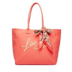 Torebka Liu Jo. Pomarańczowe shopper Liu Jo, bez wzorów, bez dodatków. Za 469.99 zł.