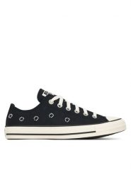 Converse Trampki Chuck Taylor All Star Beads A16679C Czarny. Czarne trampki Converse, bez wzorów, z materiału, bez zapięcia. Za 379.99 zł.
