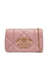 LOVE MOSCHINO Torebka JC4043PP0OLC0600 Różowy. Czerwone torebki klasyczne Love Moschino, bez wzorów, ze skóry, bez dodatków. Za 789.99 zł.