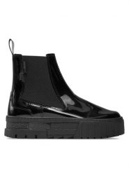 Puma Sztyblety Mayze Chelsea Jelly Wns 393626 02 Czarny. Czarne botki Puma, bez wzorów, ze skóry, bez obcasa, na płaskiej podeszwie, bez zapięcia. Za 649.99 zł.