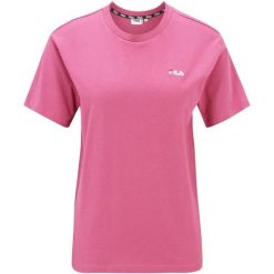 T-shirt Damski Biendorf. Czerwone t-shirty Fila, l, bez wzorów, bez kołnierzyka, bez ramiączek. Za 129.99 zł.