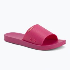 Klapki damskie Ipanema Anat Classic. Czerwone klapki Ipanema, bez wzorów, bez obcasa. Za 79.99 zł.