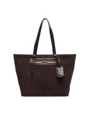 MICHAEL Michael Kors Torebka Jet Set Travel 30F6ATVT4S Brązowy ciemny. Brązowe shopper MICHAEL Michael Kors, bez wzorów, ze skóry, bez dodatków. Za 1,429.00 zł.