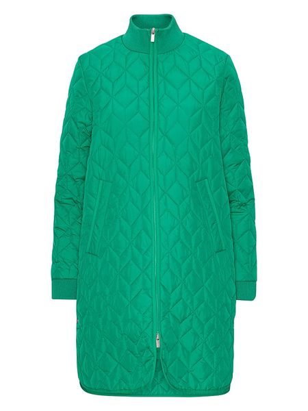 Ilse Jacobsen Płaszcz pikowany w kolorze zielonym rozmiar: 34. Zielone płaszcze Ilse Jacobsen, bez wzorów, bez kaptura. Za 131.12 zł.