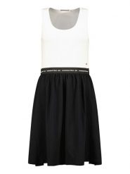 Canadian Peak Sukienka "Jodieak" w kolorze biało-czarnym rozmiar: XL. Białe sukienki Canadian Peak, xl, bez wzorów, z bawełny, bez kołnierzyka, bez ramiączek, midi, rozkloszowane. Za 92.64 zł.