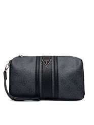 Guess Kosmetyczka PW7572 P6352 Czarny. Czarne kufry i kosmetyczki Guess, z aplikacjami, ze skóry, bez dodatków. Za 264.99 zł.