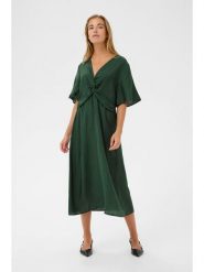 Kaffe Sukienka w kolorze ciemnozielonym rozmiar: 38. Zielone sukienki Kaffe, na co dzień, bez wzorów, bez kołnierzyka, bez ramiączek, midi, proste. Za 104.99 zł.