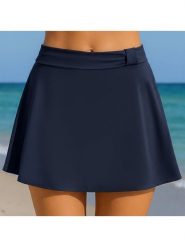 Aquarilla Spódnica w kolorze granatowym rozmiar: 40. Niebieskie spódnice Aquarilla, na co dzień, bez wzorów, z materiału, mini, proste. Za 72.99 zł.