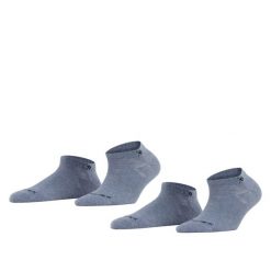 Krótkie skarpetki damskie Burlington Everyday (x2). Czarne skarpety Falke, bez wzorów, z bawełny. Za 114.00 zł.