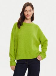 American Vintage Sweter VITO18EH24 Zielony Loose Fit. Zielone swetry American Vintage, s, bez wzorów, z wełny, bez ramiączek. Za 599.99 zł.