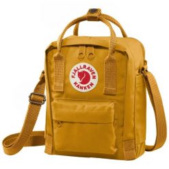 Saszetka Fjallraven Kanken Sling - ochre. Brązowe torby na ramię Fjällräven, bez wzorów, na ramię, duże, bez dodatków. Za 317.89 zł.