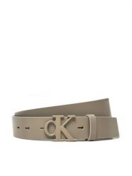 Calvin Klein Jeans Pasek Damski K60K613125 Beżowy. Brązowe paski Calvin Klein Jeans, bez wzorów, z jeansu. Za 139.99 zł.