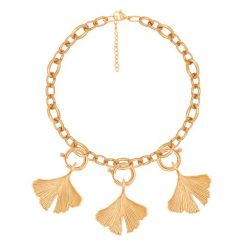 Bransoletka z pozłacanymi zawieszkami Ginko na Łańcuchu. Żółte bransoletki Lilou, pozłacane. Za 658.00 zł.