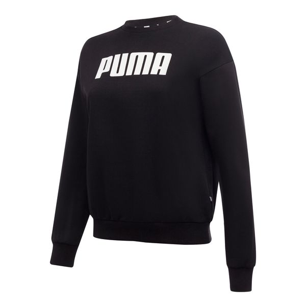 Bluza dresowa damska Puma ESS FL. Czarne bluzy Puma, m, bez wzorów, z dresówki, bez kaptura. Za 146.99 zł.