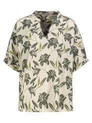 Eight2Nine Bluzka w kolorze beżowo-ciemnozielonym rozmiar: L. Brązowe bluzki Eight2Nine, l, bez wzorów, bez kołnierzyka, bez ramiączek. Za 82.99 zł.