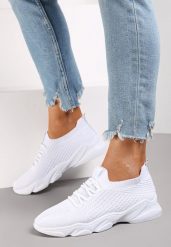 Białe Buty Sportowe Metothee. Białe obuwie sportowe Renee, bez zapięcia. Za 39.99 zł.