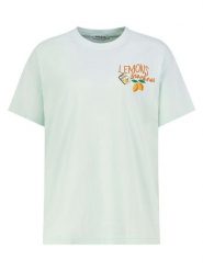 Sublevel Koszulka w kolorze miętowym rozmiar: XS. Zielone bluzki Sublevel, xs, bez wzorów, z bawełny, bez kołnierzyka, bez ramiączek. Za 43.99 zł.