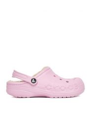 Crocs Klapki C-BAYA LINED CLOG 205969-6GD Różowy. Czerwone klapki Crocs, bez wzorów, z tworzywa sztucznego, bez obcasa. Za 239.99 zł.