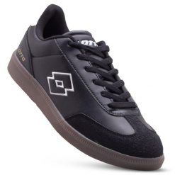 Buty sportowe LOTTO VINTAL sneakersy. Czarne obuwie sportowe Lotto, bez zapięcia, trekkingowe. W wyprzedaży za 119.00 zł.