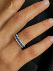 OR Carats Złoty pierścionek z diamentami i kamieniami szlachetnymi rozmiar: 56. Szare pierścionki OR Carats, z diamentem, złote. Za 2,283.99 zł.