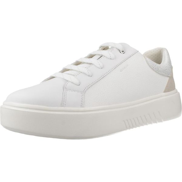 Buty GEOX D NHENBUS Biały. Białe trekkingi Geox, ze skóry, trekkingowe. Za 364.99 zł.