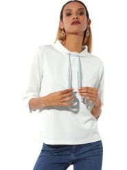Creation L Bluza w kolorze białym rozmiar: 38. Białe bluzy creation L, l, bez wzorów, bez kaptura. Za 79.03 zł.