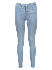 ONLY Dżinsy - Skinny fit - w kolorze błękitnym rozmiar: S/L32. Niebieskie jeansy Only, l, z aplikacjami, z podwyższonym stanem. Za 92.21 zł.
