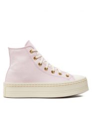 Converse Trampki Chuck Taylor All Star Modern Lift Platform Crafted Stitching A07578C Różowy. Czerwone trampki Converse, bez wzorów, z materiału, bez zapięcia. Za 379.99 zł.