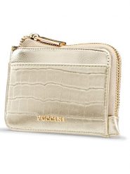 Puccini Portfel w kolorze złotym - 13 x 19 x 1 cm rozmiar: onesize. Żółte portfele Puccini, bez wzorów, z materiału. Za 39.99 zł.