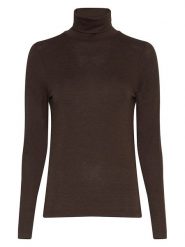 MOSS COPENHAGEN Koszulka w kolorze brązowym rozmiar: M/L. Brązowe swetry Moss Copenhagen, l, bez wzorów, bez ramiączek. Za 127.65 zł.