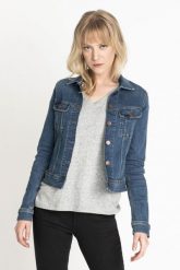 LEE SLIM RIDER DAMSKA KURTKA JEANSOWA NINETY NINE L541HAZV 112112654. Kurtki Lee, l, bez wzorów, z jeansu, bez kaptura. Za 209.99 zł.