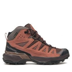 Trekkingi Salomon. Brązowe trekkingi Salomon, z gore-texu, trekkingowe. Za 799.99 zł.