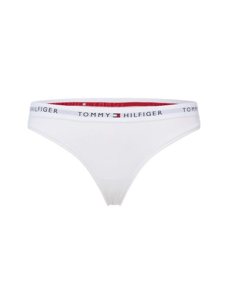 Tommy Hilfiger Stringi Kobiety Dżersej biały, LG. Białe stringi TOMMY HILFIGER, bez wzorów, z dżerseju. Za 59.95 zł.