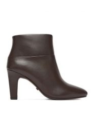 Gino Rossi Botki EO-SARA-121926 Brązowy. Brązowe botki Gino Rossi, bez wzorów, ze skóry, bez obcasa, na słupku, bez zapięcia. Za 429.99 zł.