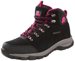 Damskie buty trekkingowe i turystyczne zamszowe. Niebieskie trekkingi GUGGEN MOUNTAIN, z materiału, trekkingowe. Za 408.61 zł.