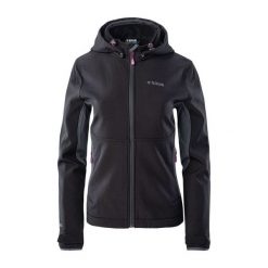 Kurtka damska Softshell Brugi 2NEA - czarna, Rozmiar S. Czarne kurtki sportowe Brugi, na jesień, s, bez wzorów, z dzianiny. Za 114.99 zł.