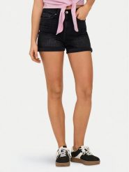 ONLY Szorty jeansowe Josephine 15321381 Czarny Regular Fit. Czarne szorty Only, bez wzorów, z bawełny. Za 139.99 zł.