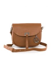 Lia Biassoni Skórzana torebka "Neva" w kolorze jasnobrązowym - 20 x 16 x 6 cm rozmiar: onesize. Brązowe torby na ramię Lia Biassoni, bez wzorów, z materiału, na ramię, bez dodatków. Za 277.36 zł.