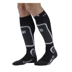 Skarpetki Monnet Backside+. Szare skarpety MONNET, bez wzorów. Za 124.50 zł.