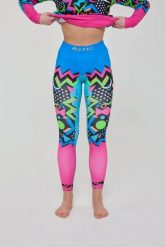Legginsy termoaktywne – Nutscracker 2.0 damskie. Czerwone legginsy OOSC, l, bez wzorów, z materiału, z podwyższonym stanem, długie. Za 269.99 zł.